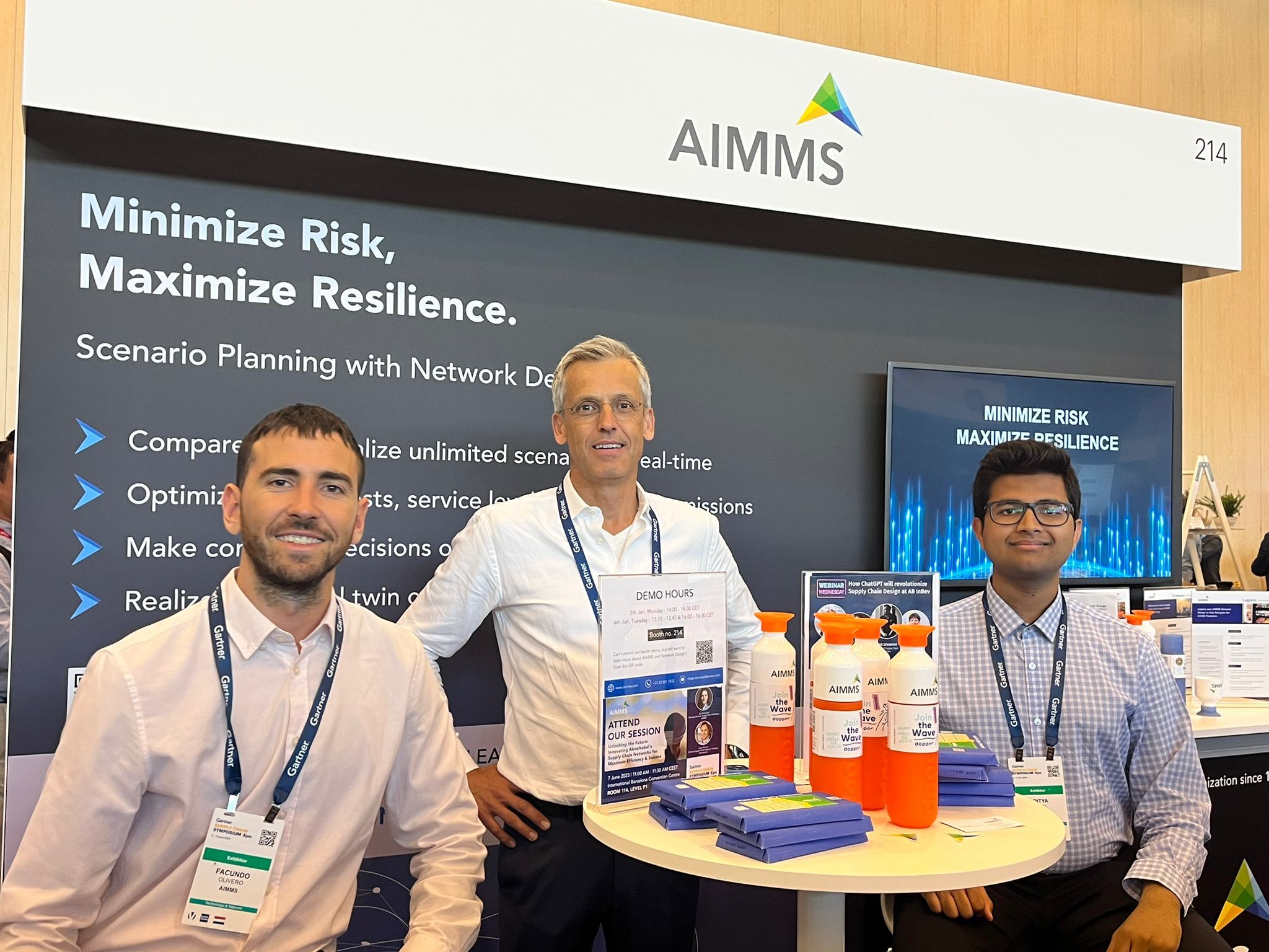 AIMMS at Gartner Barcelona