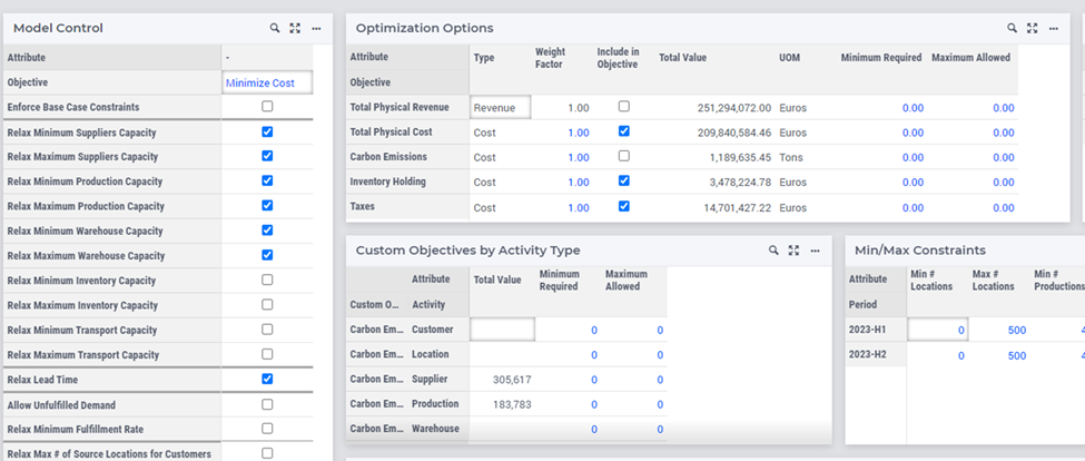 SC Navigator's Control panel creates powerful scenarios quickly